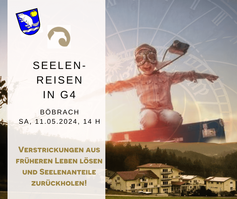 Reisen in BÖBRACH 11.05.2024 MindFlow Praxis Oliver Häfliger | Zürich | Böbrach | Energetisches Reisen in G4 in Böbrach